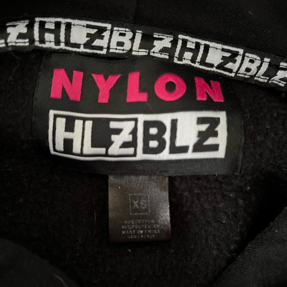 Hlz Blz - Nylon 4ever Hoodie - Black - Picture 3 of 4
